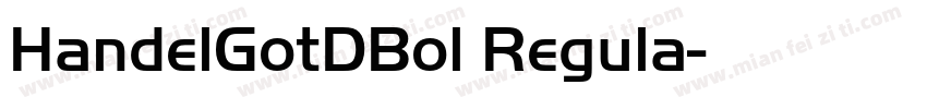 HandelGotDBol Regula字体转换